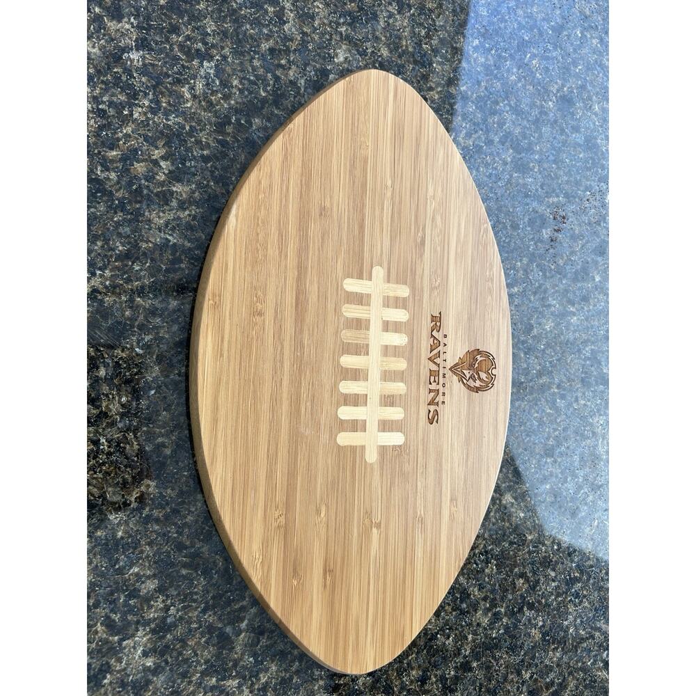 Football Shaped Wood Cutting Board and Charcuterie Board, Great Gift for Fans